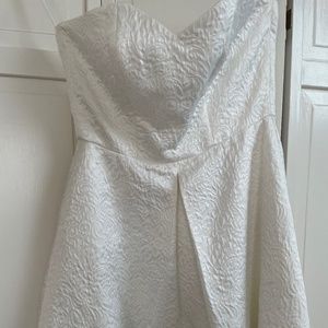 Anthropologie white dress